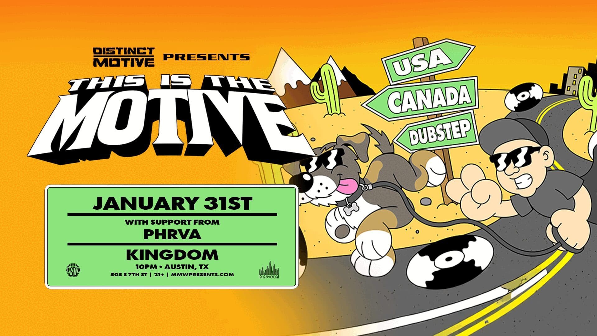 Distinct Motive at Kingdom Nightclub | Austin, TX