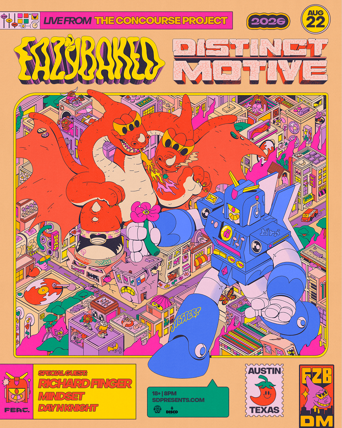 Distinct Motive, EAZYBAKED, Richard Finger + More